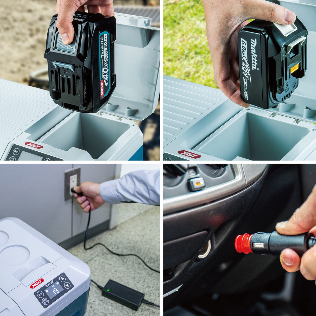 Nevera a batería frío/calor 40Vmáx XGT AC/DC CW003GZ