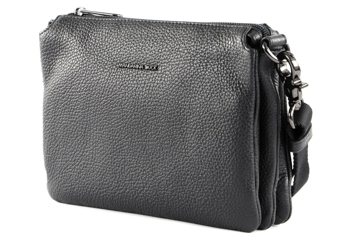 Mandarina Duck Mellow Leather P10FZT82, Bolsitas, Mujer, Negro, Talla única