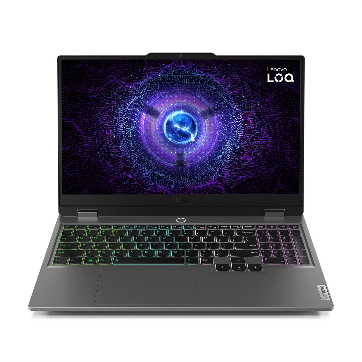 Lenovo LOQ 15IAX9 - Ordenador portátil Gaming 15,6" FHD 144Hz (Intel Core i5-12450HX, RAM 16GB, SSD 512GB, NVIDIA GeForce RTX 4050-6GB, Windows 11 Home) Teclado AZERTY francés - Gris Lunar
