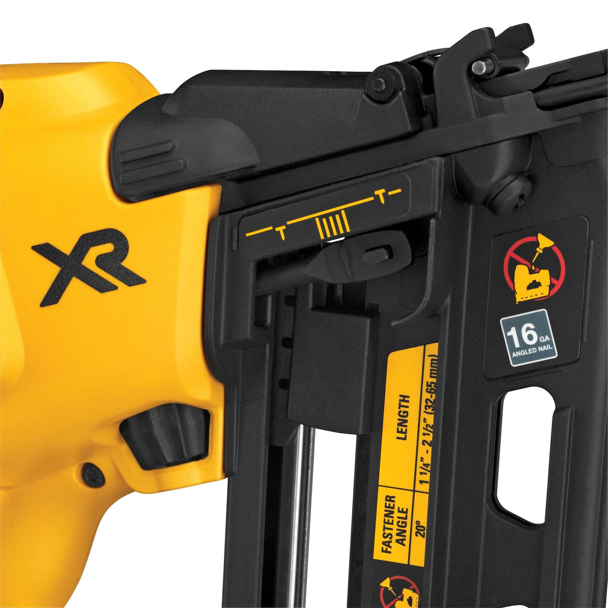 DeWalt DCN660D2-QW Clavadora de acabado sin escobillas XR 18V con 2 baterías Li-Ion 2, Set de 2 Piezas