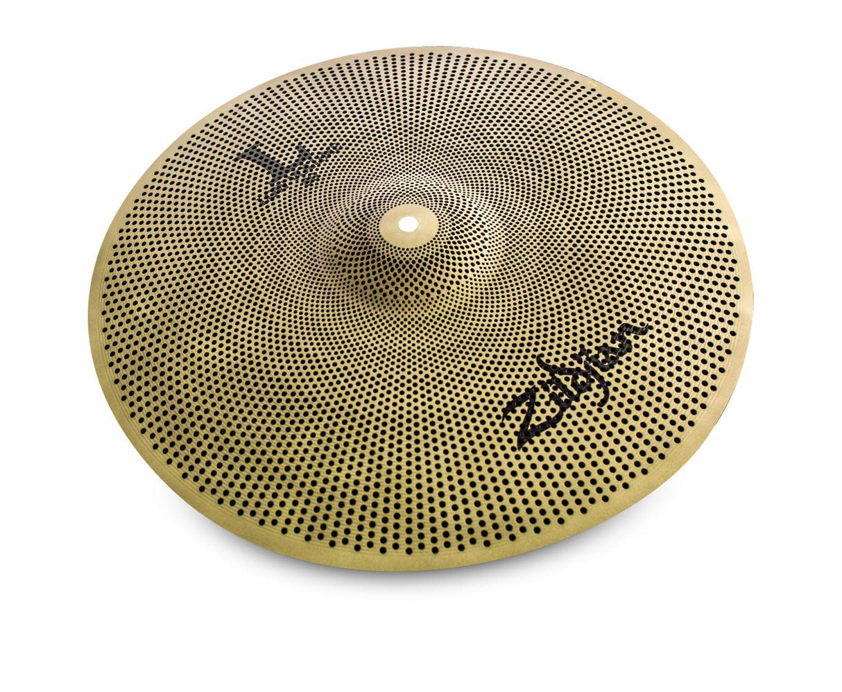 Zildjian L80 - Platillo silencioso de bajo volumen con cabezales de batería Remo Silentstroke
