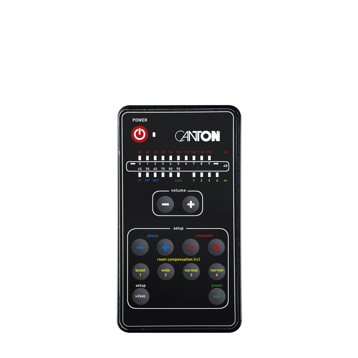 Canton SUB 1200 R 500 W Negro - Subwoofer (500 W, 18-200 Hz, 50-200 Hz, 30,5 cm (12"), Negro, 36 cm)