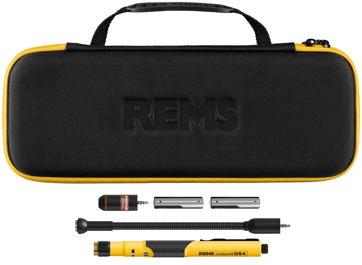 REMS Detect GS4 Set R 611096 R - Detector de fugas (electrónico, tiempo de respuesta, frecuencia LED y sonido, localización de gases inflamables, para lugares de difícil acceso)