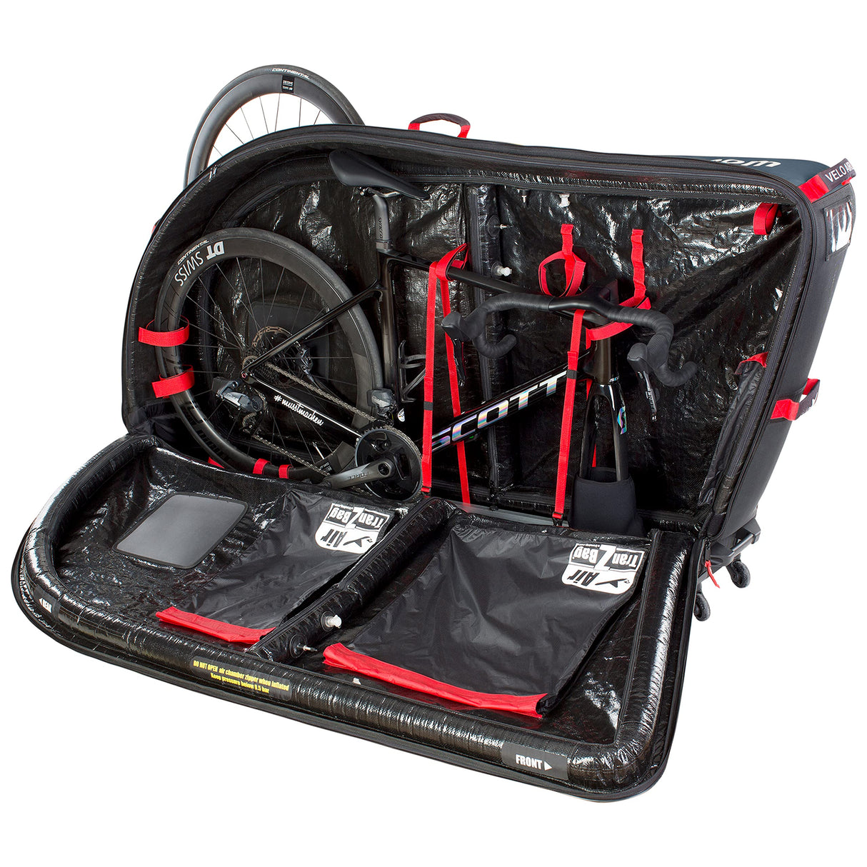 TranZbag Air Bolsa de Transporte para Bicicletas, Uni, Negro, One Size