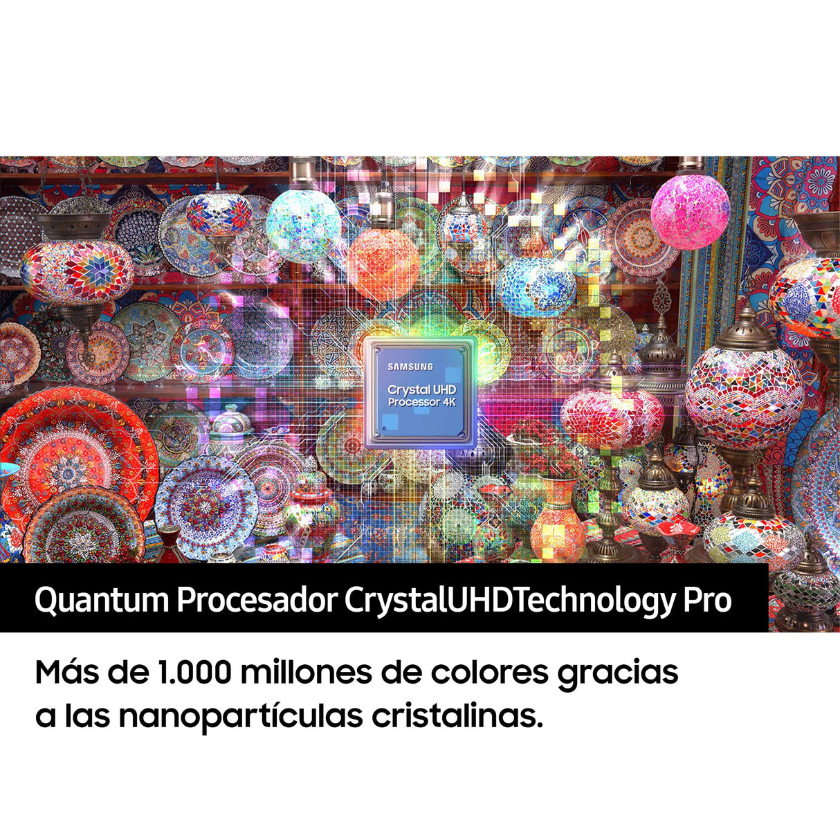 Samsung Smart TV 2022 55BU8500 - 55", 4K, Procesador Crystal UHD, Contast Enhancer con HDR10+, Q-Symphony y Alexa integrada, 2022