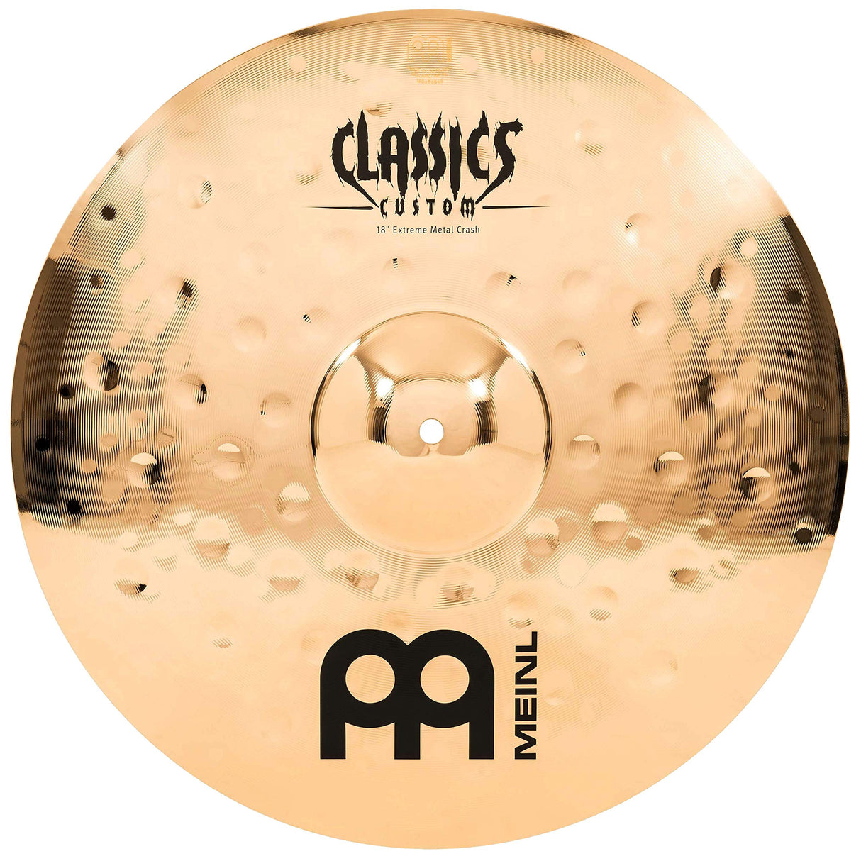 Meinl Cymbals Classics Custom Extreme Metal Cymbal Set Box Pack - Juego de Platillos de Batería con Plato 14 Hihat, 18 Crash y 20 Ride (35,56-50,80cm) Bronce B12, Acabado Brillante (CC-EM480)