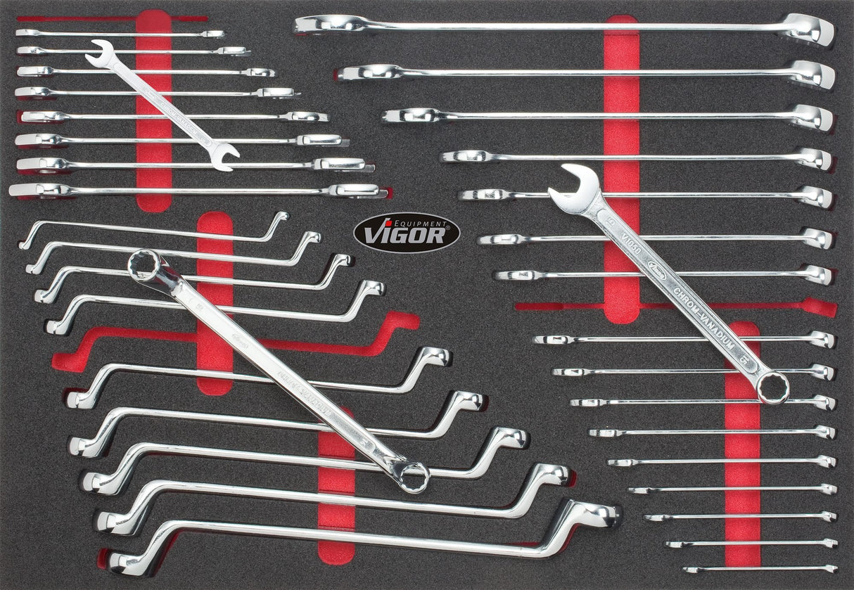 Vigor Carrito de taller con selección Longitud total: 723 mm ∙ Número de herramientas: 317, 1 pieza, v5055