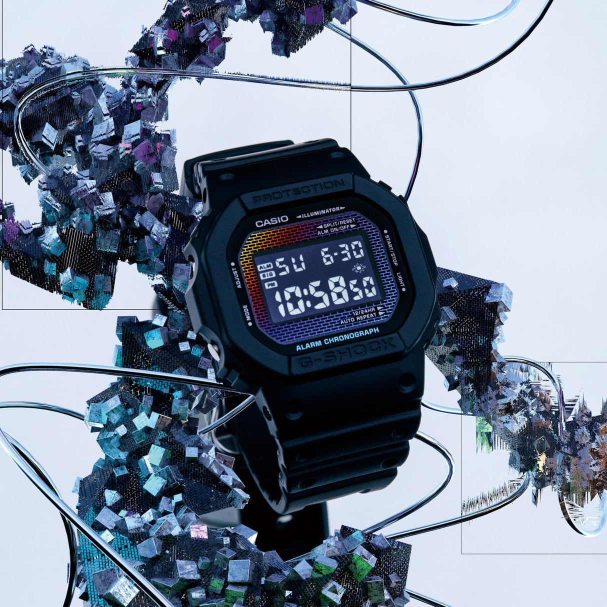 Casio Rainbow Brick Wall DW-5600RW-1ER
