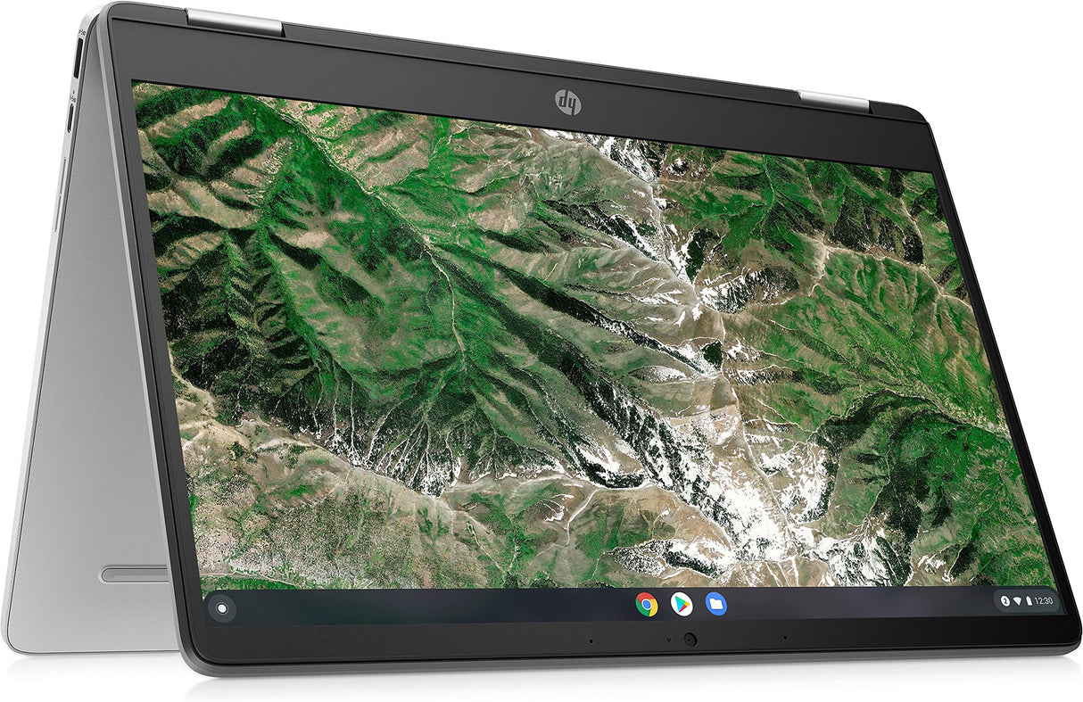 HP Chromebook x360, Touch/14 Pulgadas Full HD Antideslumbrante Inteligente IPS, Intel PENTIUM N5030 (Gemini Lake R), 4GB RAM, 64 GB eMMC, Chrome OS, 14a-ca0260nd, Plata