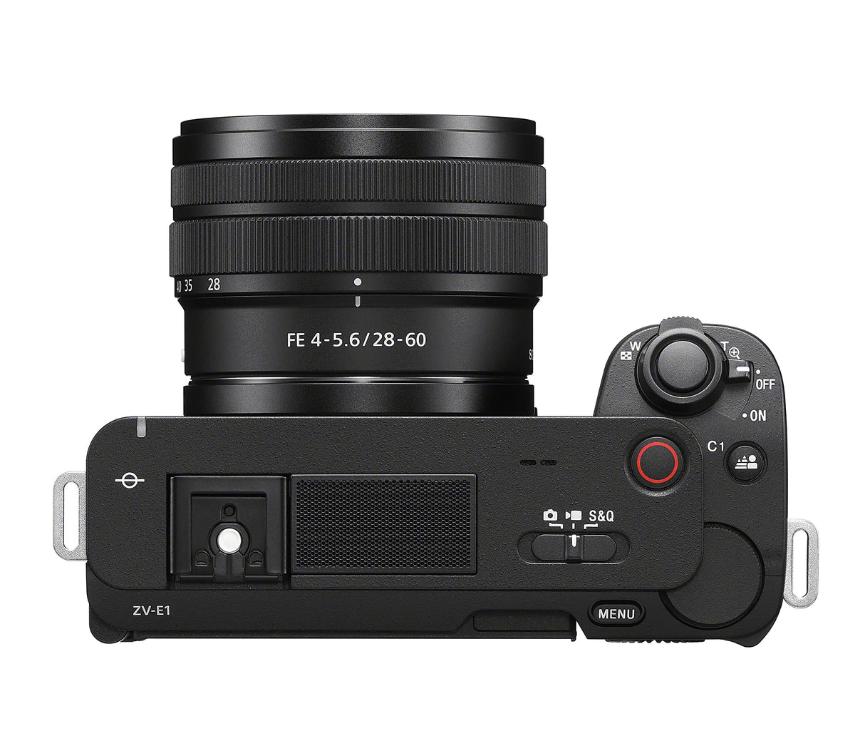 Sony ZV-E1, Cámara vlogging mirrorless full-frame de objetivo intercambiable con 28-60 mm f/4-5.6 (compacta y ligera, 4K 60p, 12.2 MP, sistema de estabilización de 5 ejes y digital)