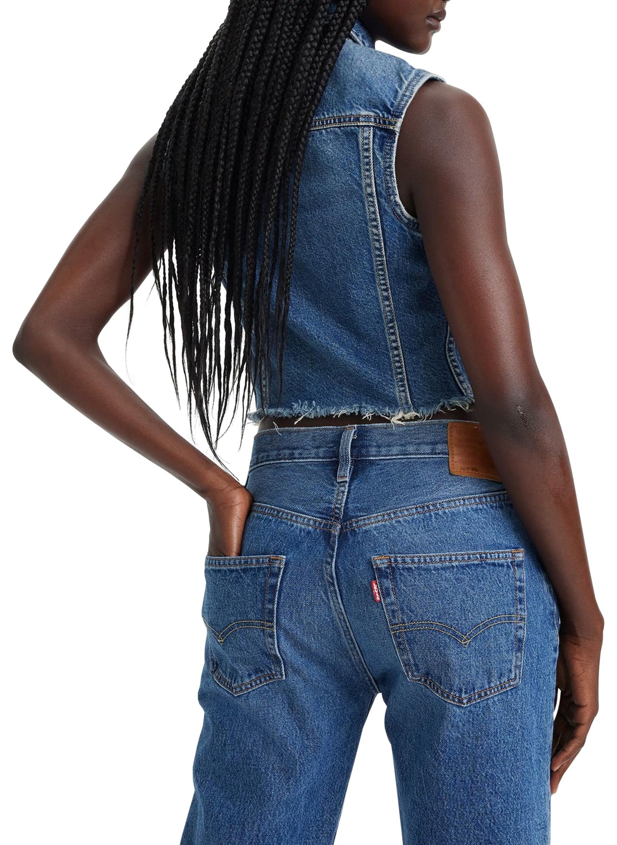 Levi's 501 90's Vaqueros, Not My News Channel, 33W / 30L para Mujer