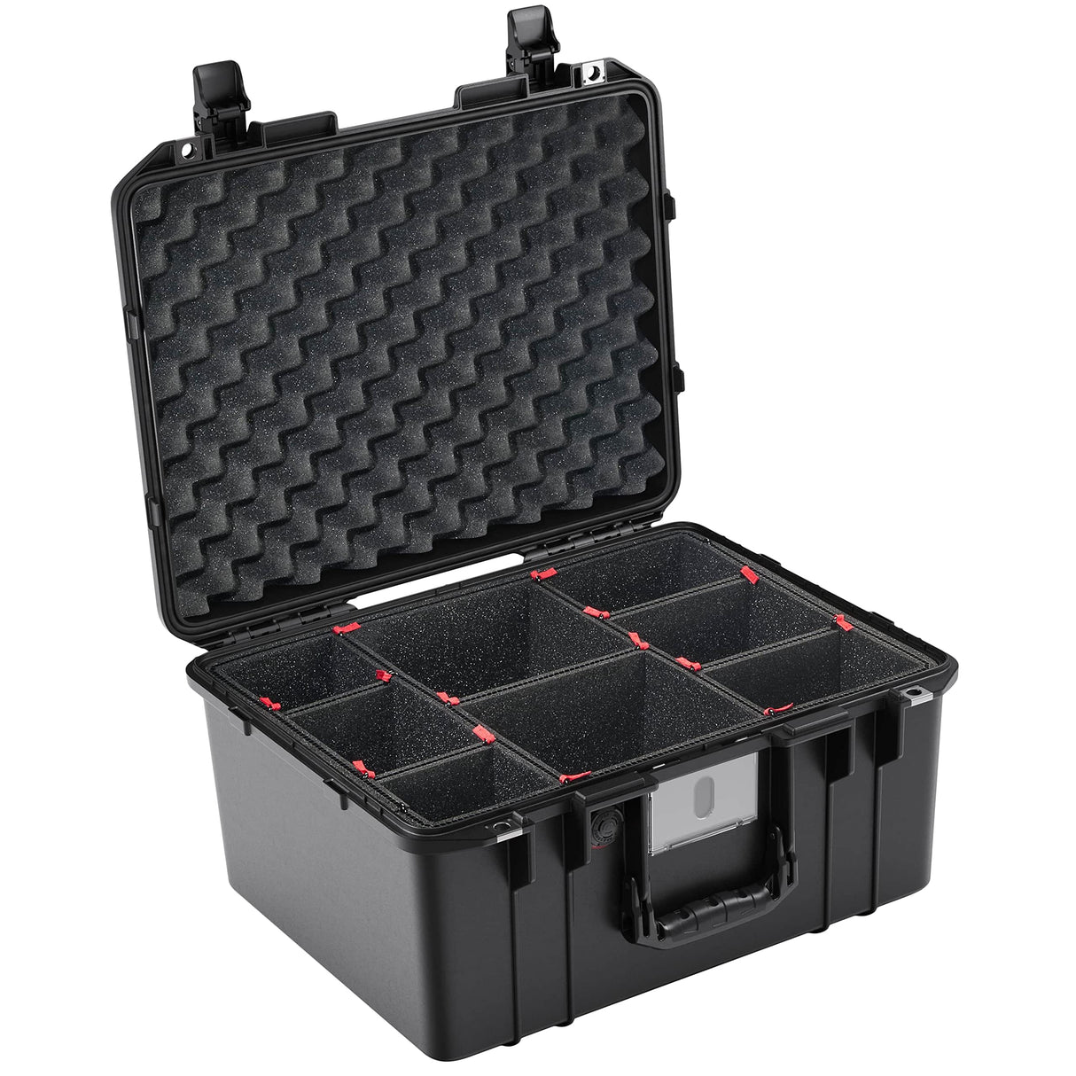 Peli 1557 Air Maleta de Transporte Ligera para Drones y cámaras, estanca e Impermeable al Polvo, 36L de Capacidad, Fabricada en EE.UU., con divisores Personalizables TrekPak, Color Negro