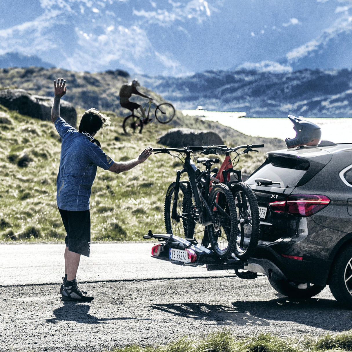 Thule VeloSpace XT 3 939000 - Portabicicletas, Color Negro/ Gris