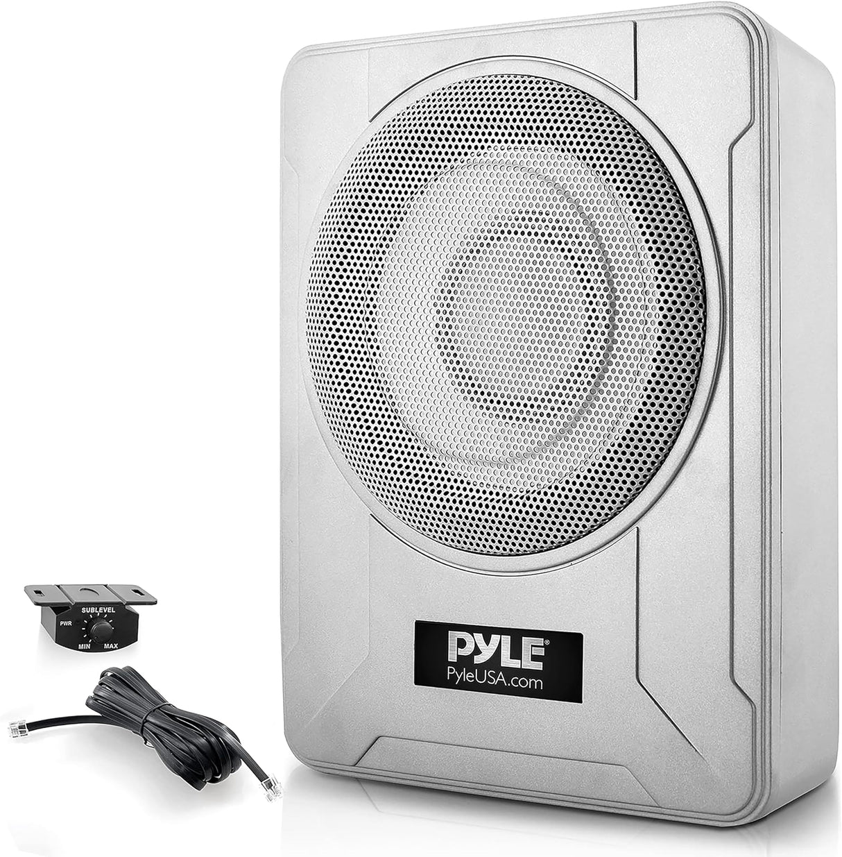 Pyle subwoofer Activo de 8", Audio para Coche, Compacto, 600V, Amplificador Incorporado