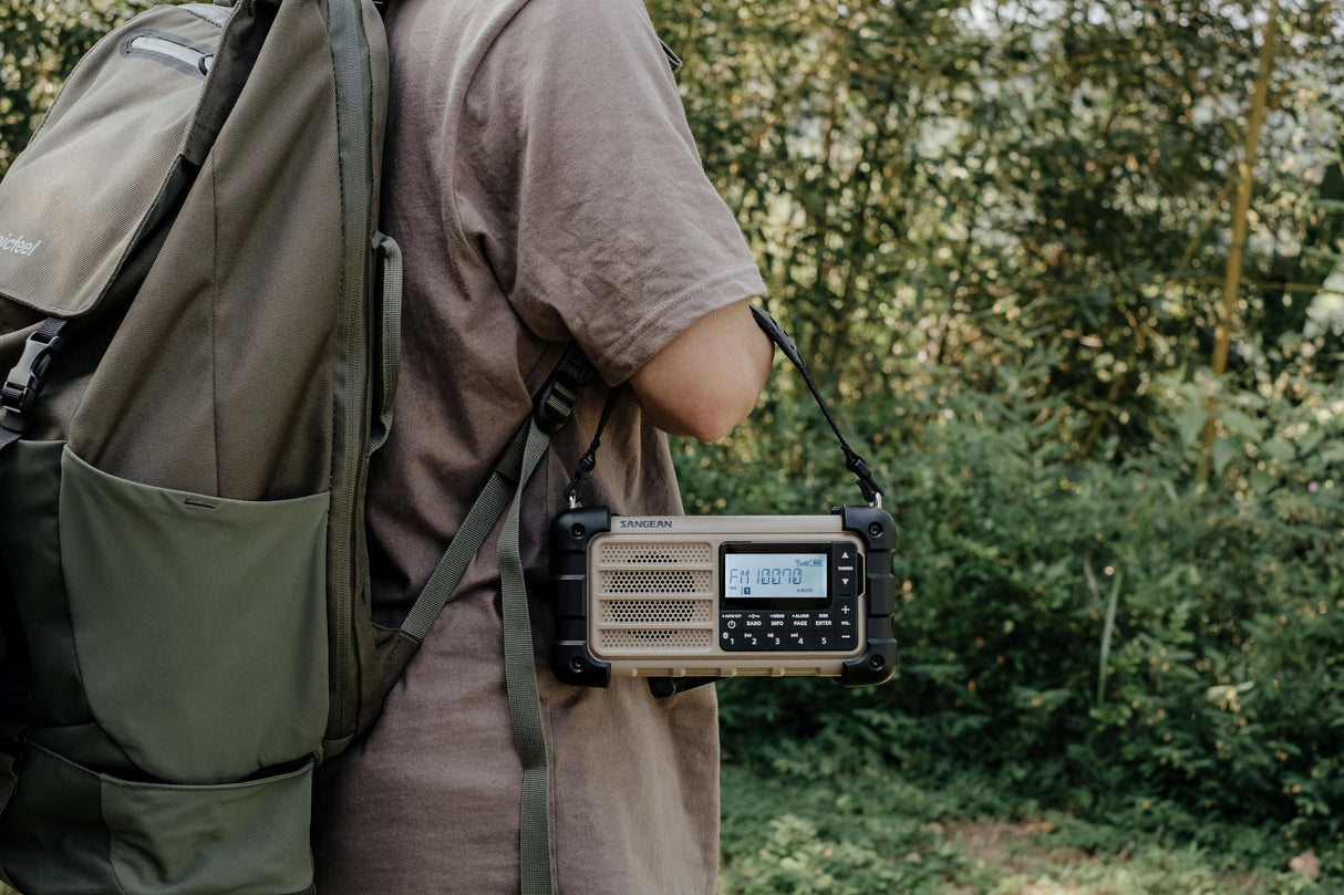 Sangean MMR-99 Radio de Emergencia, Am/FM - RBDS Bluetooth (Aux) Multi-Powered