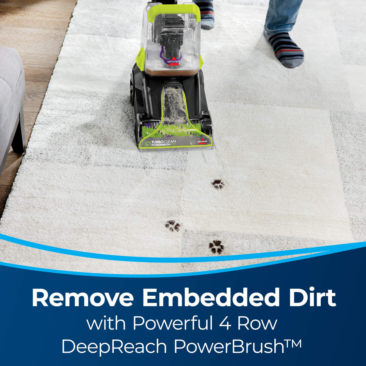 BISSELL Limpiador de alfombras TurboClean 2987 PowerBrush para mascotas