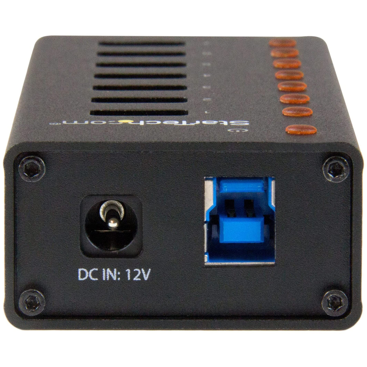 StarTech.com Concentrador USB 3.0 de 7 Puertos con Caja de Metal - 5Gbps - Hub de Sobremesa o Montaje en Pared (ST7300U3M)