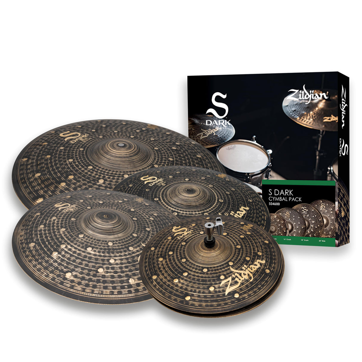 ZILDJIAN SD20R S Dark Pack 14"- 16"- 18"- 20"