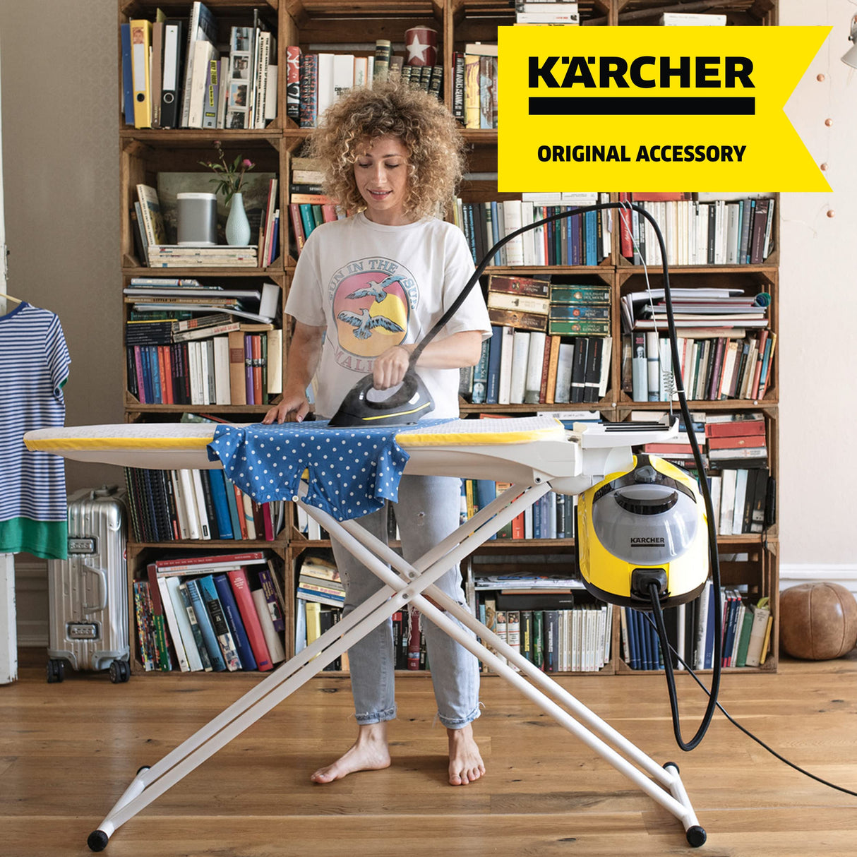 Kärcher Plancha de vapor a presión EasyFinish
