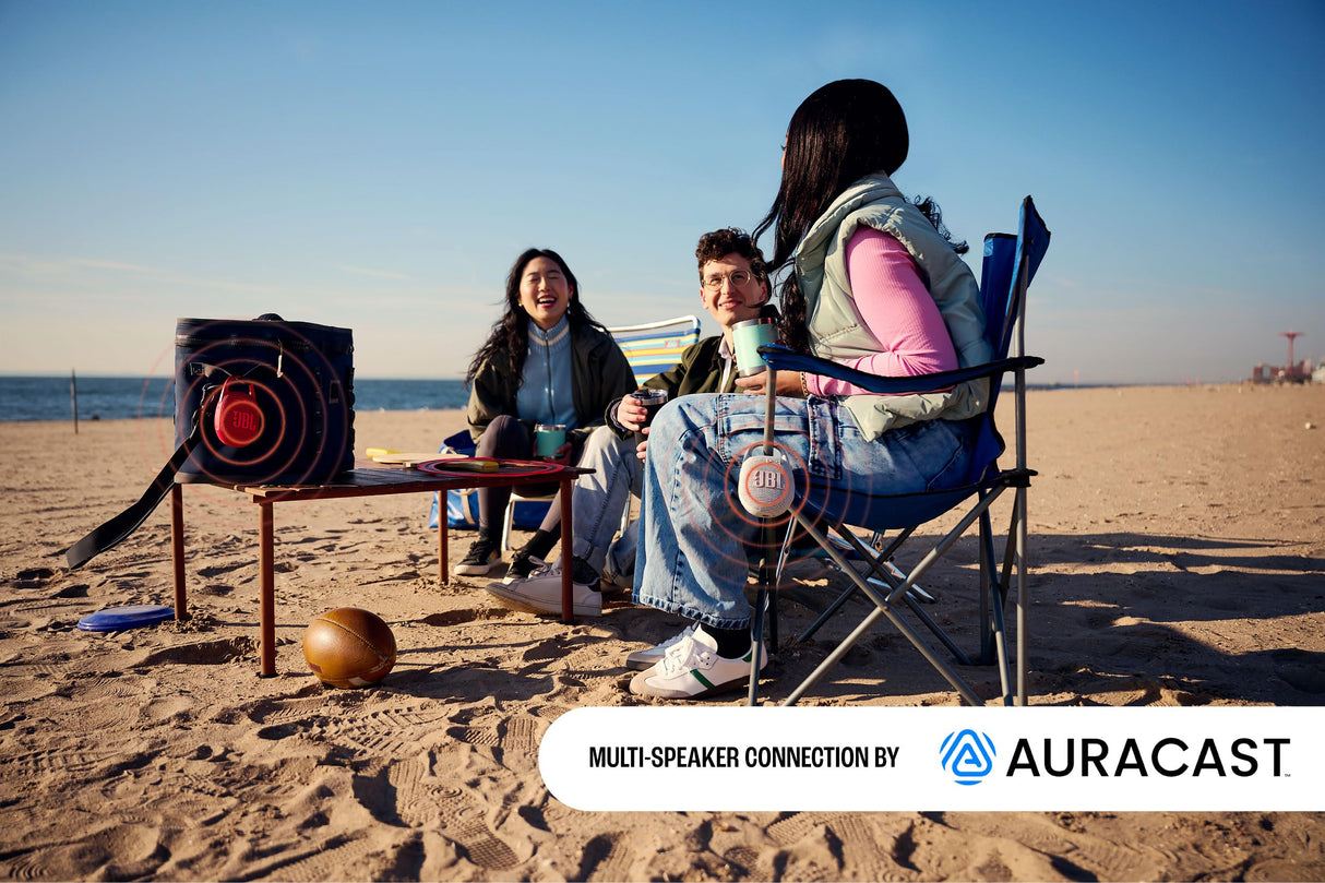 JBL Clip 5, Altavoz inalámbrico portátil con Bluetooth, resistente al agua y al polvo IP67, hasta 12h de reproducción y más con Playtime Boost activado, morado