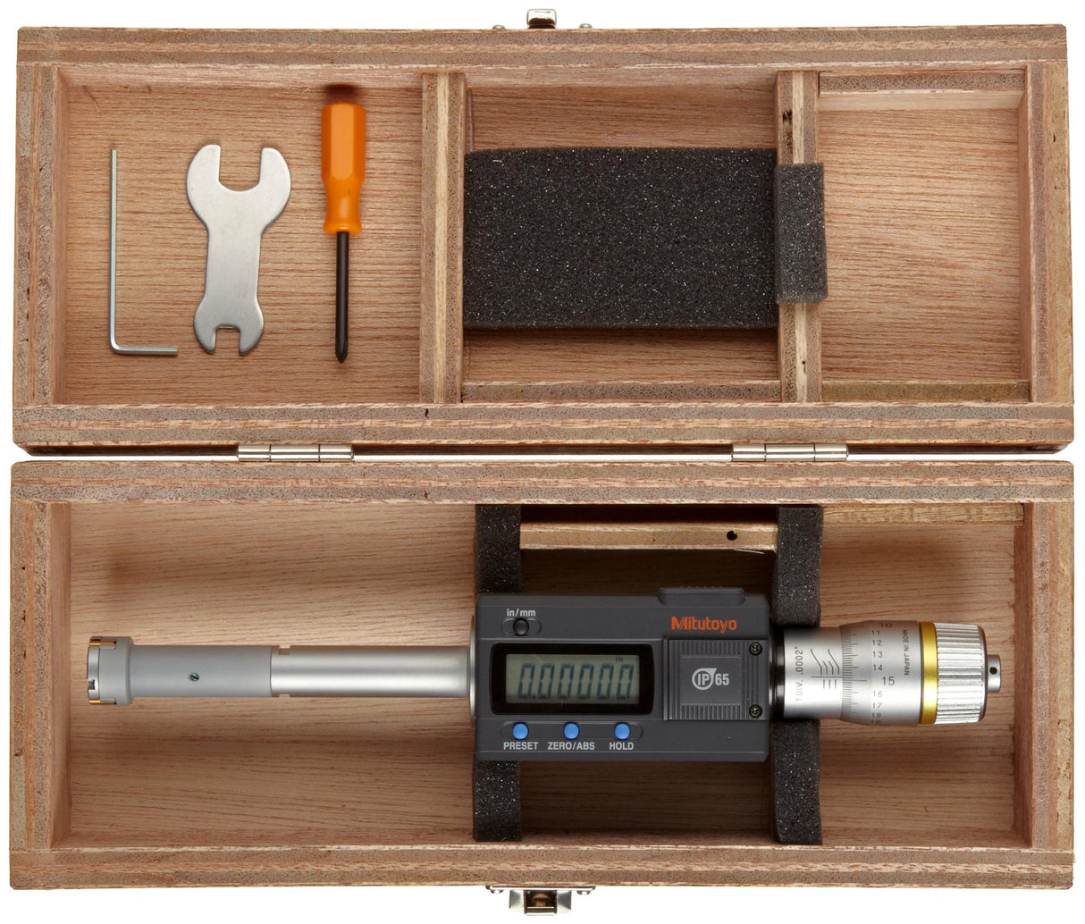 Mitutoyo – 468 – 278 serie 468 Digimatic holtests tres interior micrometre, 8 "-9/203.2 mm-228.6 mm gama