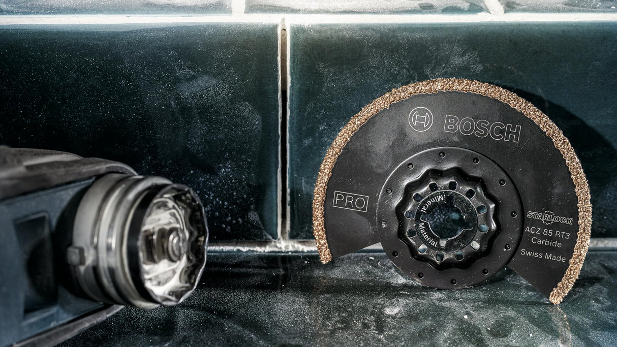 Bosch 10 hojas multimaterial ACZ 85 RT3 para herramientas multifunción (para mortero, hormigón celular, diámetro de 85 mm, herramienta multifunción)