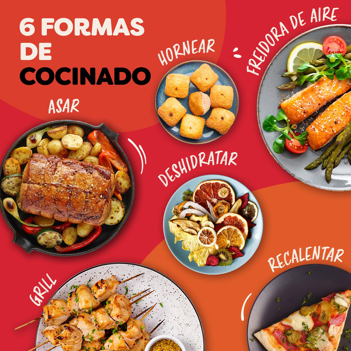 Freidora de aire Instant Pot Versazone Dual – Negra, gran capacidad (8,5 L), ideal para familias – Cesta doble con separador, 8 funciones en 1: deshidratar, grill, hornear, asar, recalentar