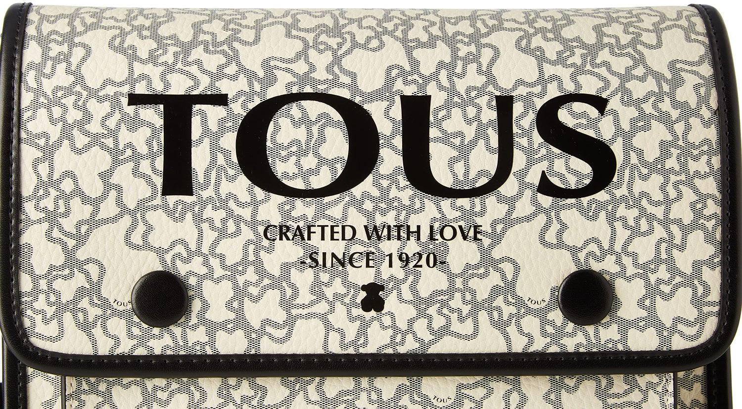 TOUS, BANDOLERA M. AUDREE K MINI para Mujer, BEIGE-NEGRO, MEDIANO