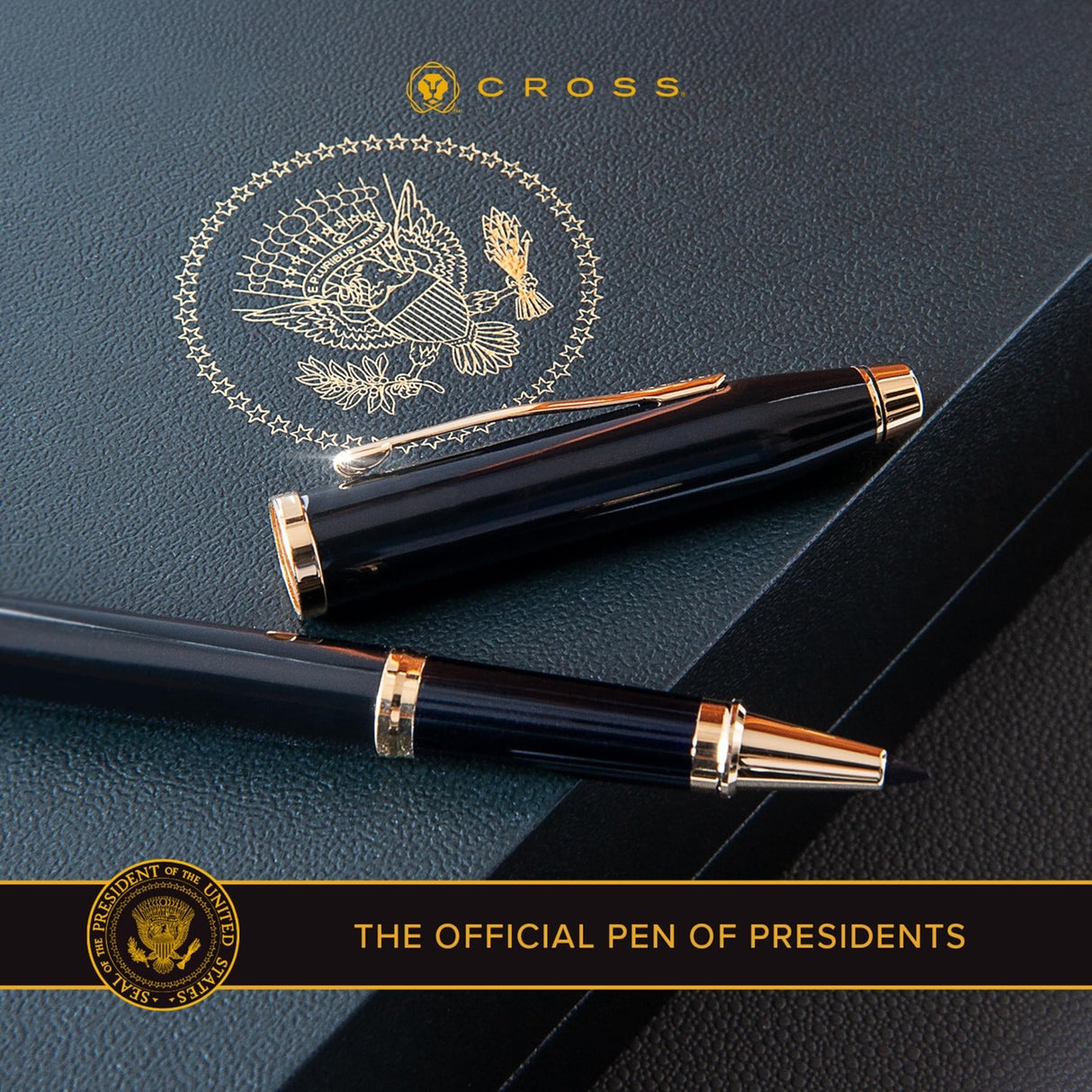Cross 412WG-1 - Bolígrafo, color negro lacquer