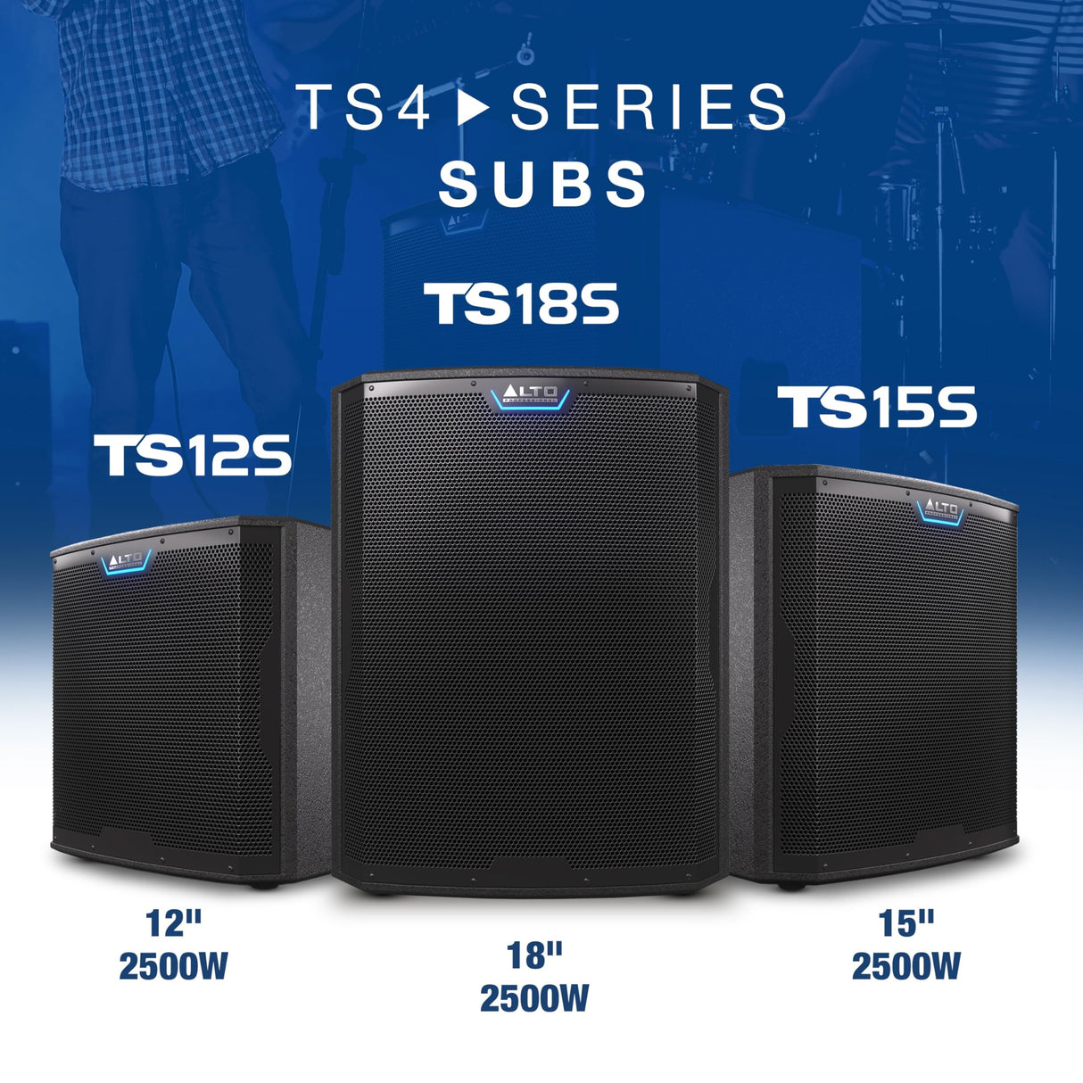 ALTO TS18S Subwoofer 2500W 18 Pulgadas Altavoz Autoamplificado, 6 Modos DSP, Fácil Configuración, 137dB, Bobina de Voz 3 Pulgadas, Graves de Superior Calidad