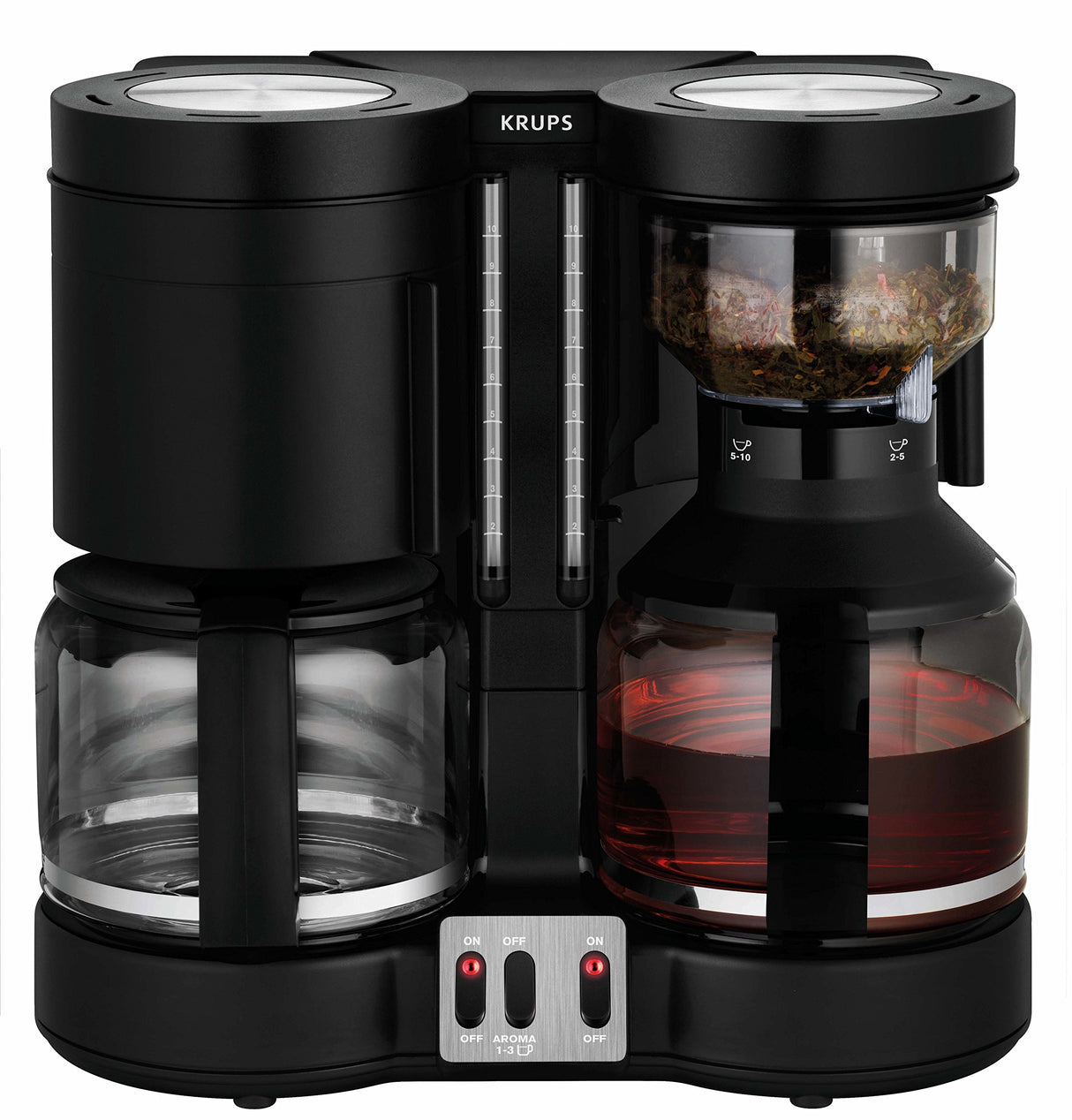 Krups KM8508 Cafetera de goteo, 1100 W, 1 L, plástico, color negro