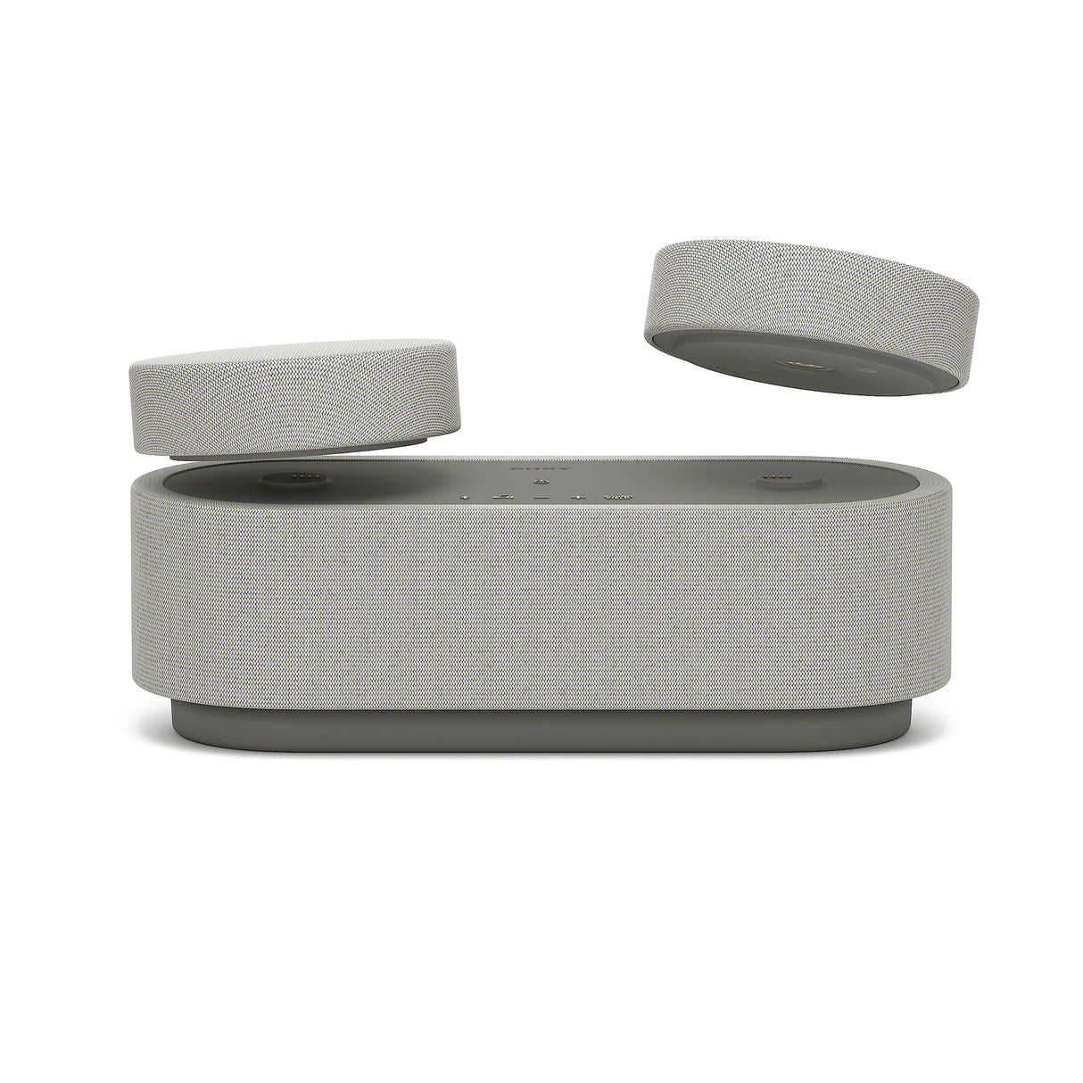 Sony HT-AX7 Sistema de Sonido Surround Portátil para Tablet, Smartphone, Ordenador Portátil, Proyector, Batería 30 Horas, Fácil Conexión Bluetooth, Gris