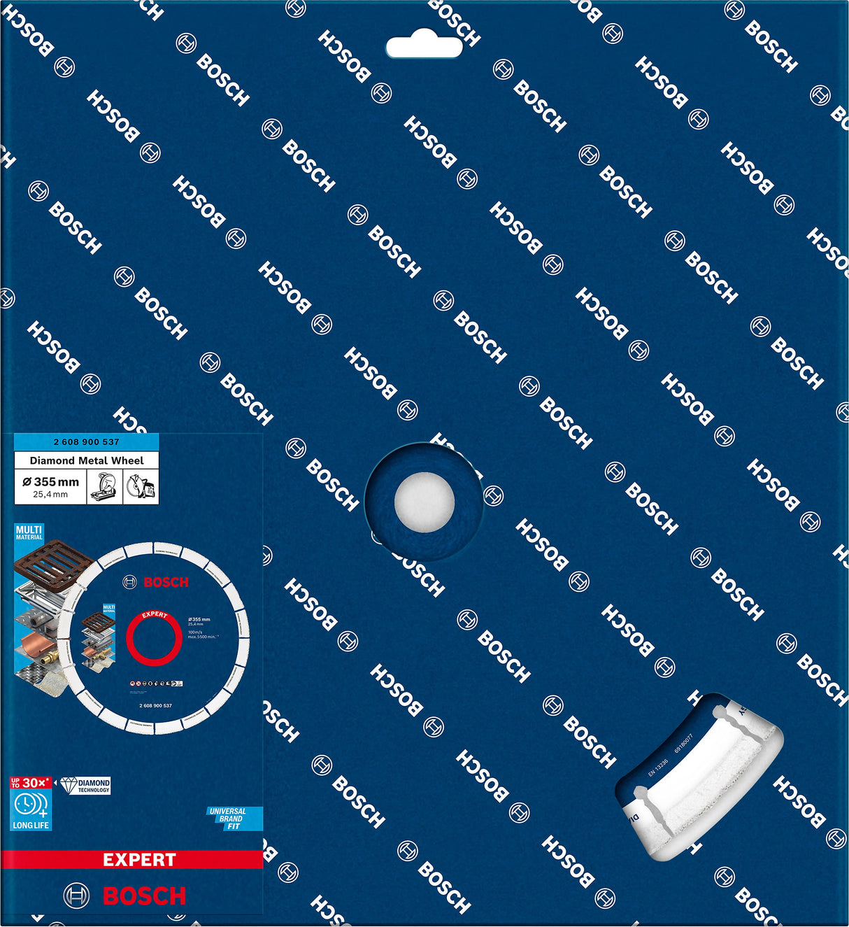 Bosch Professional 1 x Discos de corte Expert Diamond Metal Wheel, para Hierro fundido, 355 mm, Accesorios Sierra a gasolina, Sierra de corte