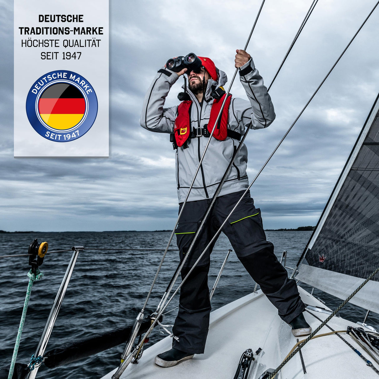 STEINER Prismáticos Marinos Navigator 7x50c - Brújula estabilizada HD, óptica de Calidad Alemana, Puente Abierto, 5m Impermeable, la Primera opción para los entusiastas de los Deportes acuáticos