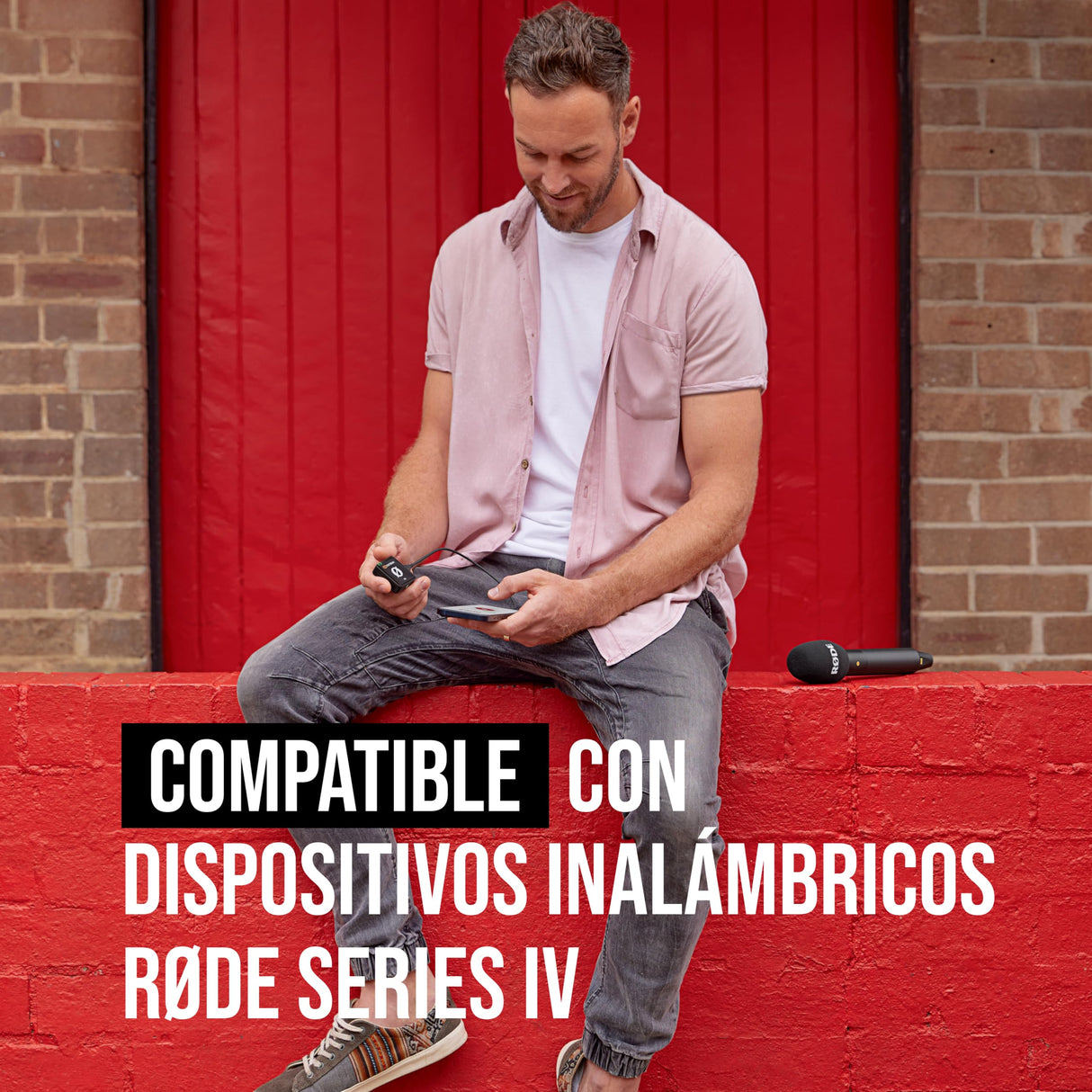 RØDE Interview Pro - Micrófono inalámbrico Interview Pro con Condensador y cápsula de Calidad de transmisión y grabación Interna de 32 bits para creación de Contenido, Medios y entrevistas.
