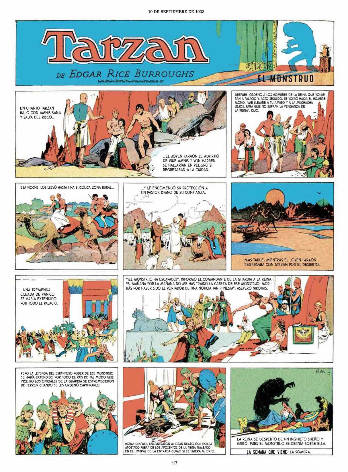 Tarzan. Las Paginas Dominicales. 1931-1937