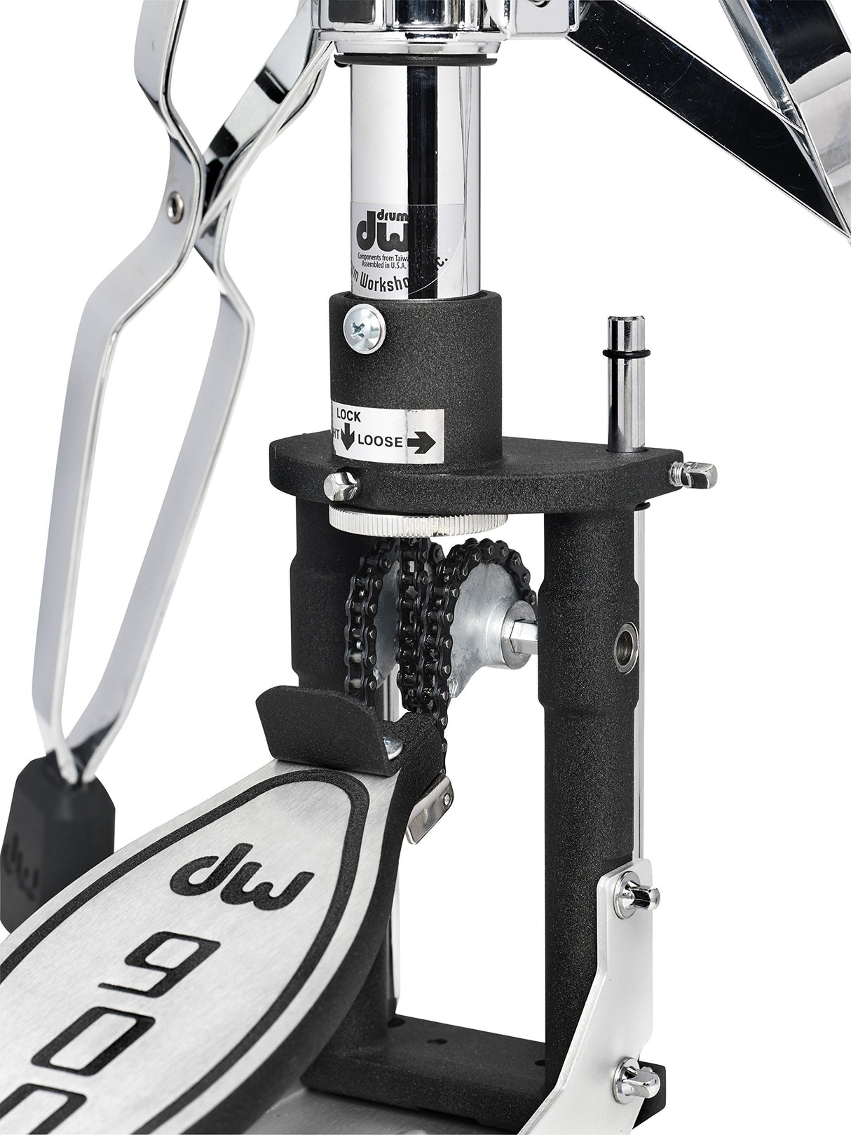 DW dw9500 Extended estribo Heavy-duty, 2 patas Hi-Hat Stand