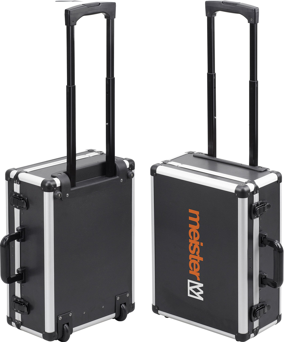 Meister Carro de Herramientas 156 piezas - Set de herramientas - Con ruedas - Asa telescópica / Caja de herramientas móvil sobre ruedas / Caja de herramientas completamente llena / 8971440