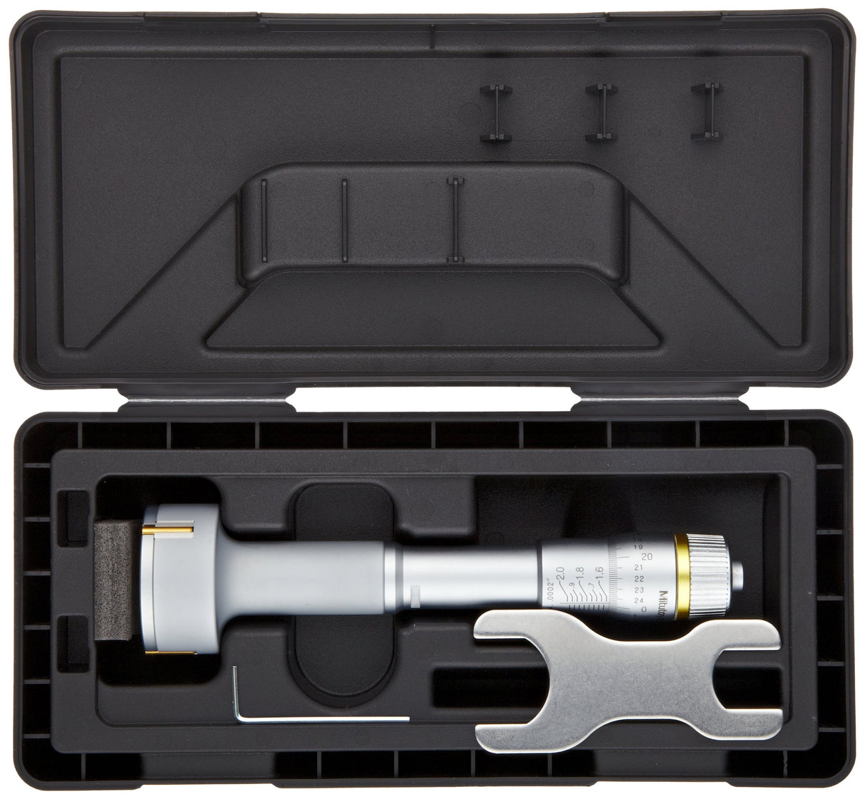 Mitutoyo 368-266 Hottest, Micrometro interno de tres puntos/dos puntos, 0.8 "-1"