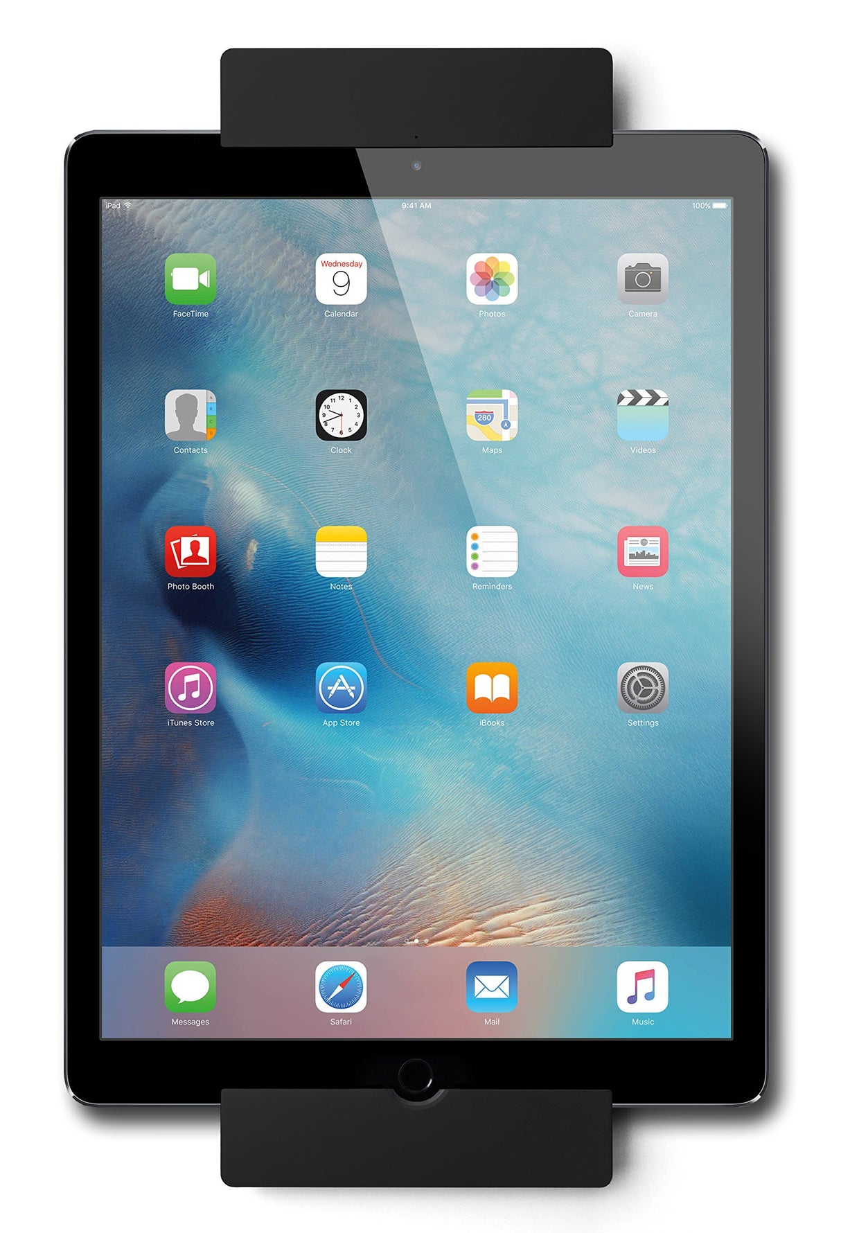 Smart Things S12 B sDock Pro - Soporte de Pared Giratorio de 90° con Cerradura para Apple iPad Pro Apple Pro de 12 Pulgadas (1ª generación + 2ª generación), Color Negro