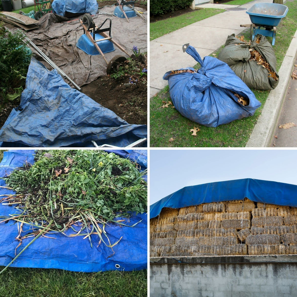 GARDENIX Lona Protectora Multiusos (90 g/m², 12 x 15 m), Color Verde