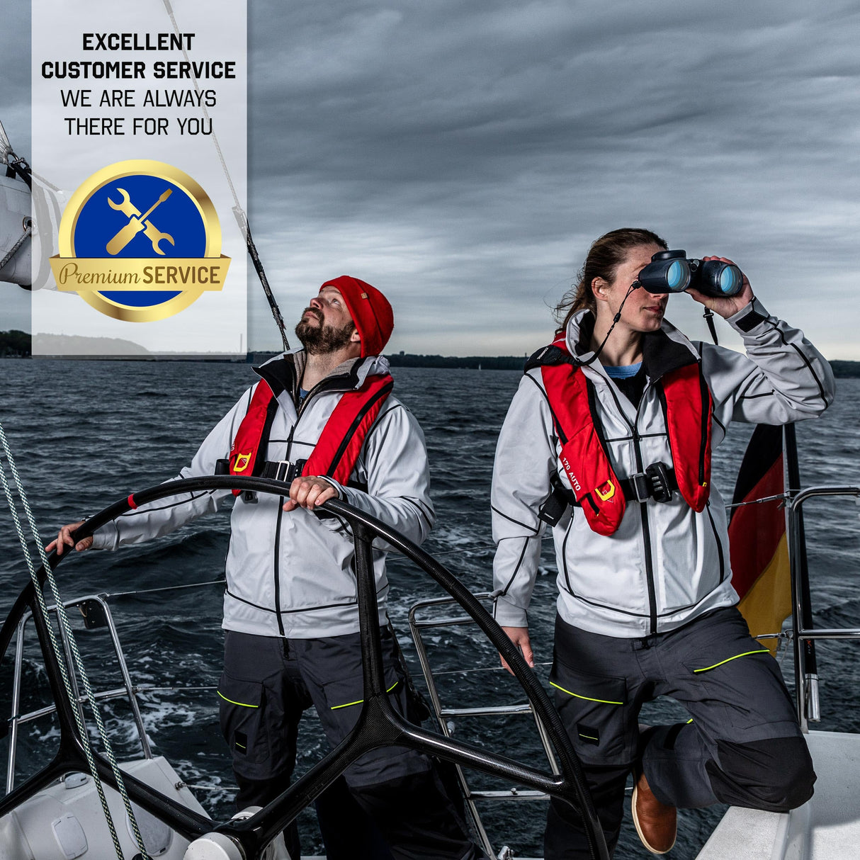 STEINER Prismáticos Marinos Navigator Autobright 7x50c: reducción del deslumbramiento del Agua y el Sol, brújula estabilizada HD, óptica de Calidad Alemana, Deportes acuáticos