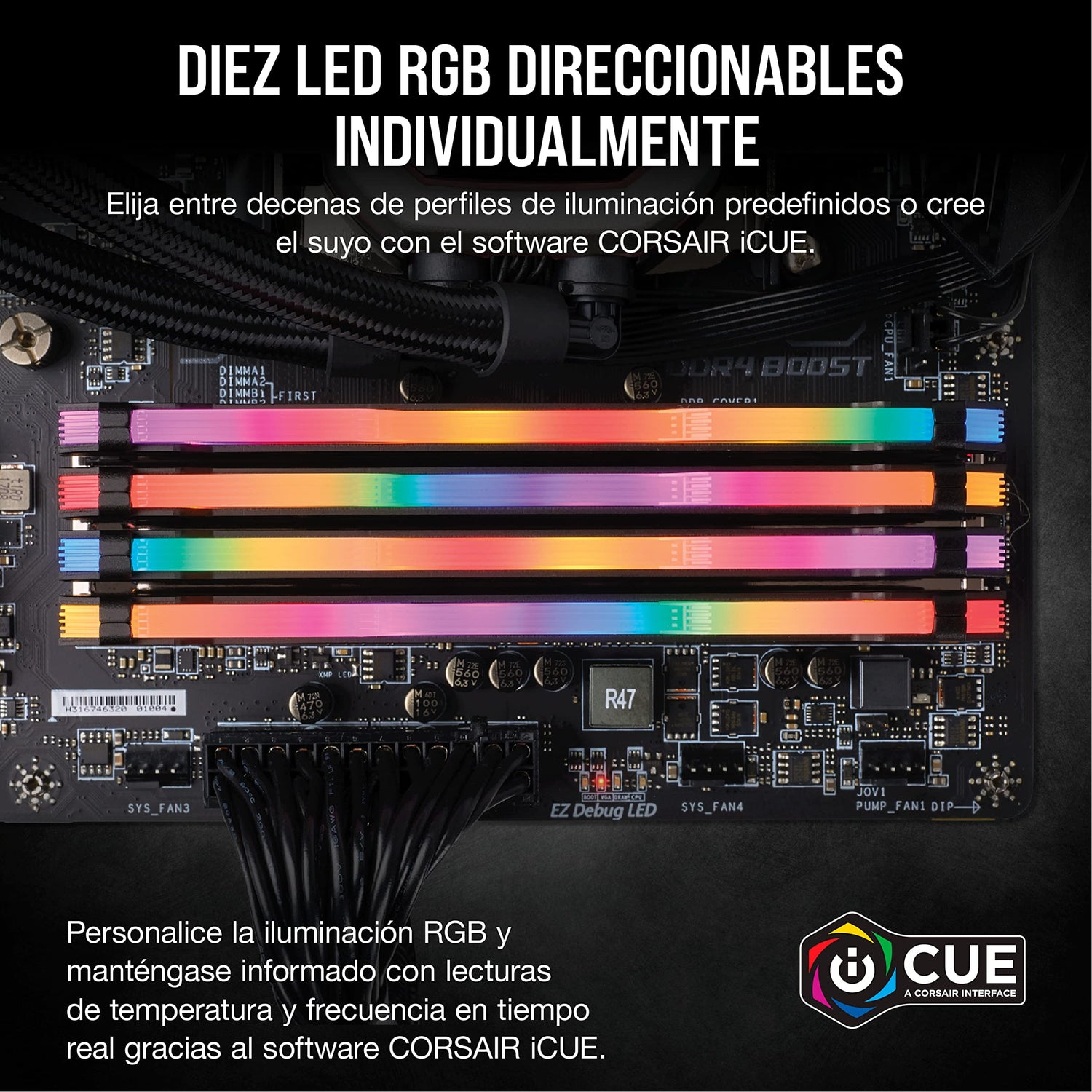 Corsair Vengeance RGB Pro Black DDR4-RAM 3600 MHz 4X 8GB módulo de - Memoria (3600 MHz)