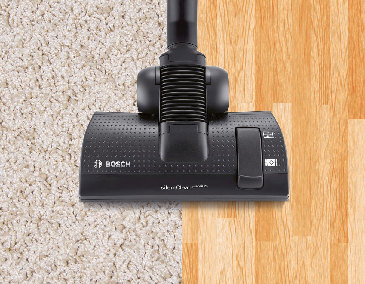 Bosch ProSilence Serie I 8 - Aspirador silencioso sin bolsa, con SmartSensorControl y sistema de autolimpieza inteligente, en negro