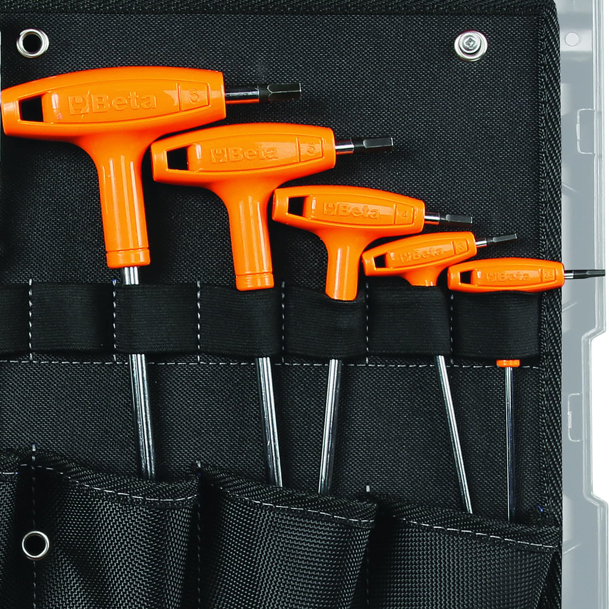 Beta - 5990V3 Surtido de 116 herramientas para maletín de herramientas COMBO C99V3/2C con bandeja suave de EVA, kit compatible con la maleta de herramientas COMBO C99V3/2C no incluida, 059900003