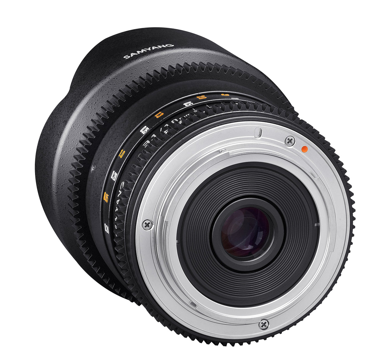 Samyang F1322508101 - Objetivo para vídeo VDSLR para Samsung NX (Distancia Focal Fija 10mm, Apertura T3.1-22 ED AS NCS CS II), Negro