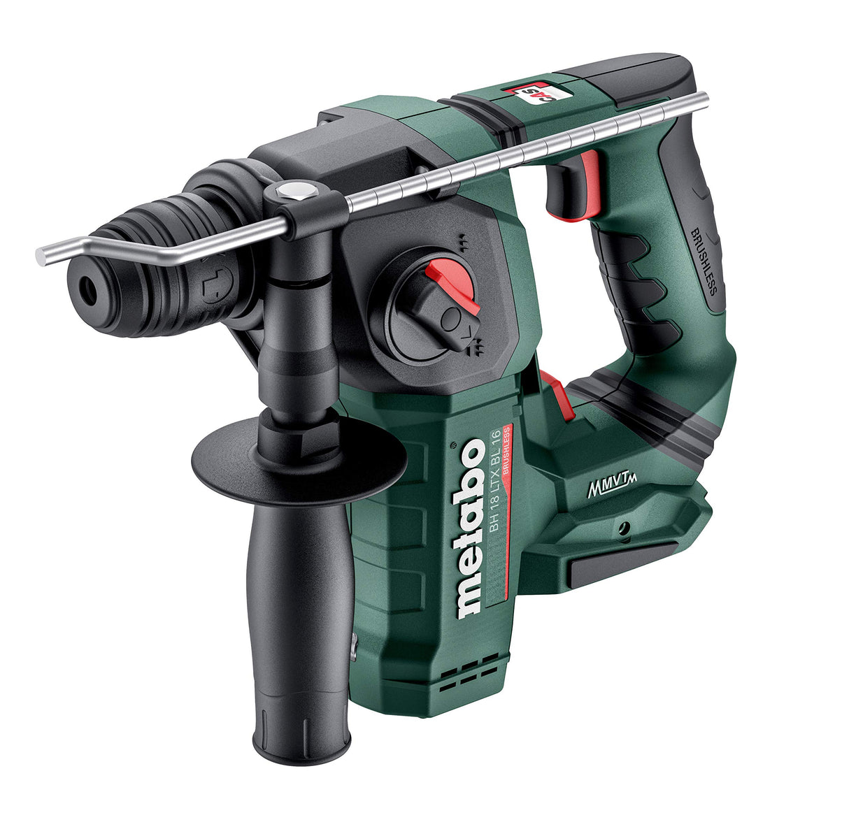 Metabo Martillo Inalámbrico BH 18 LTX BL 16 Potente y Compacto con Innovadora Tecnología de Seguridad Ideal para Perforación sin Fatiga