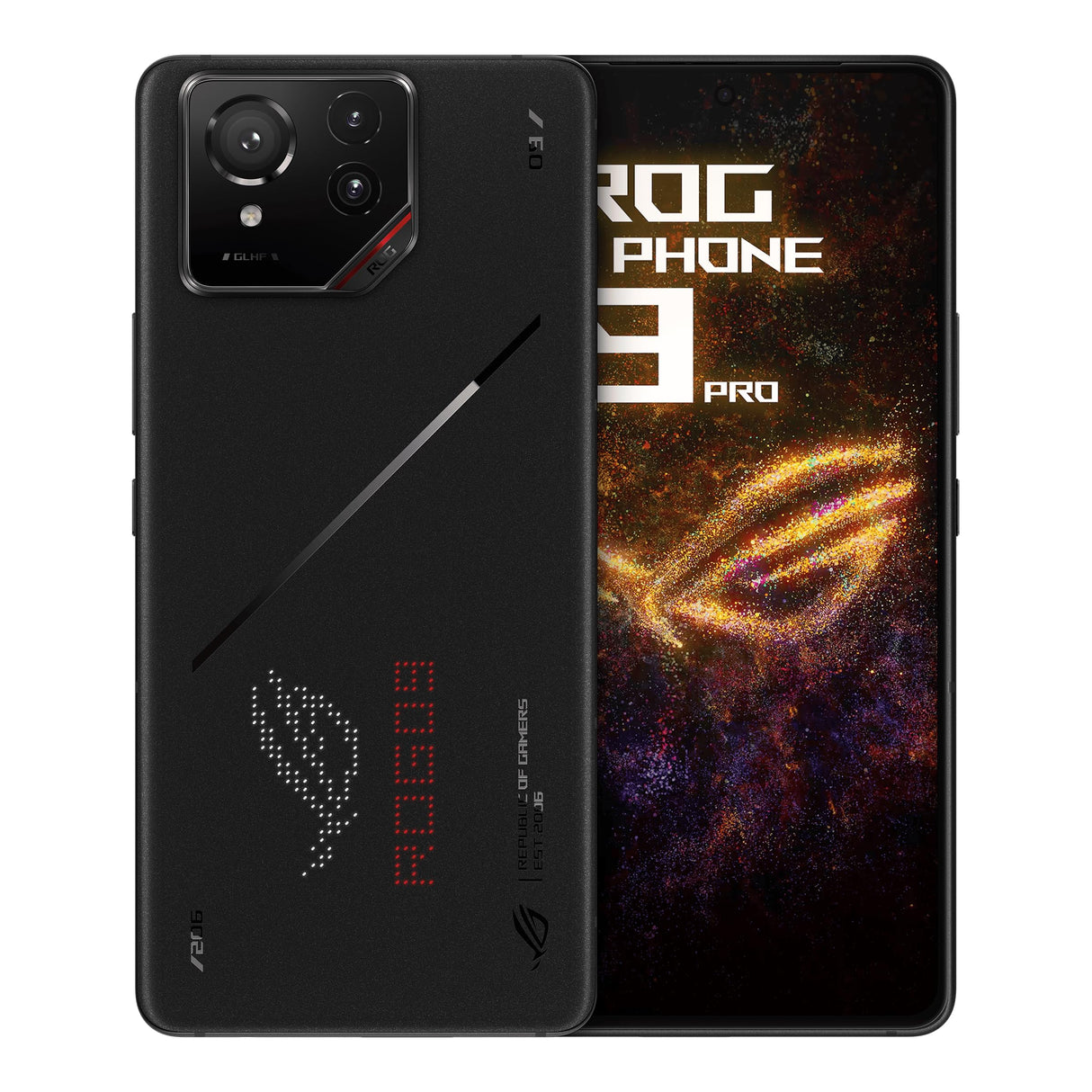 ASUS ROG Phone 9 Pro, EU Official, Phantom Black, 16GB de RAM, 512GB de Memoria, Snapdragon® 8 Elite, 6.78" 185Hz AMOLED, Cámara Sony® Lytia 700: 50 MP