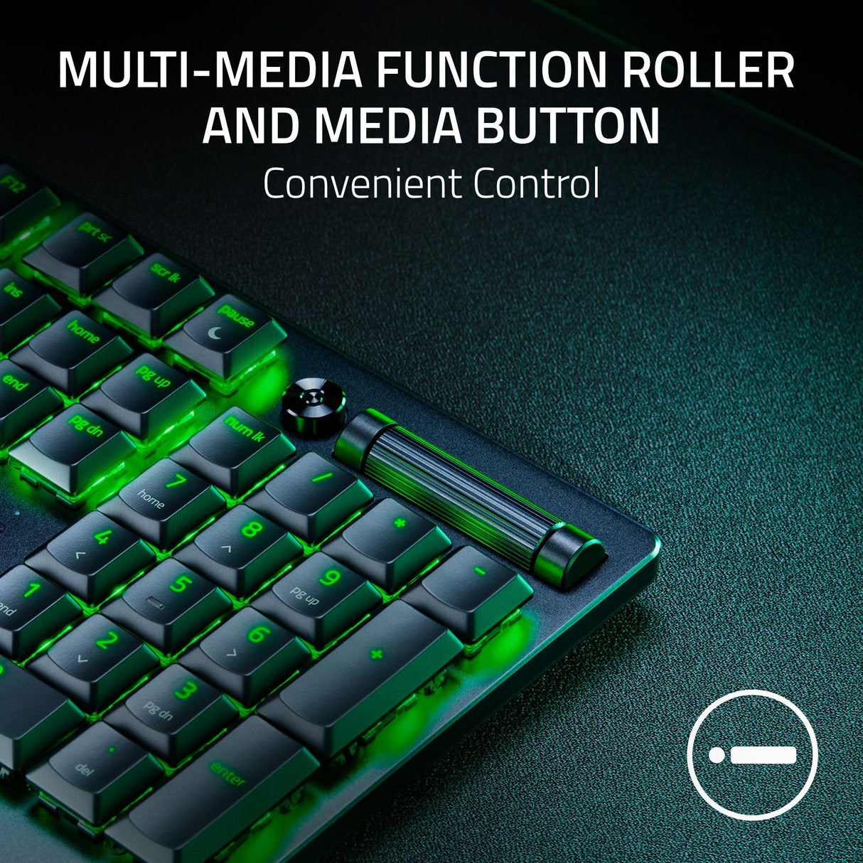 Razer DeathStalker V2 Pro (Interruptor Rojo) - Teclado Óptico Inalámbrico para Juegos de Bajo Perfil (Interruptores Ópticos Lineales, HyperSpeed Inalámbrico, Bluetooth 5.0) Diseño US, Negro
