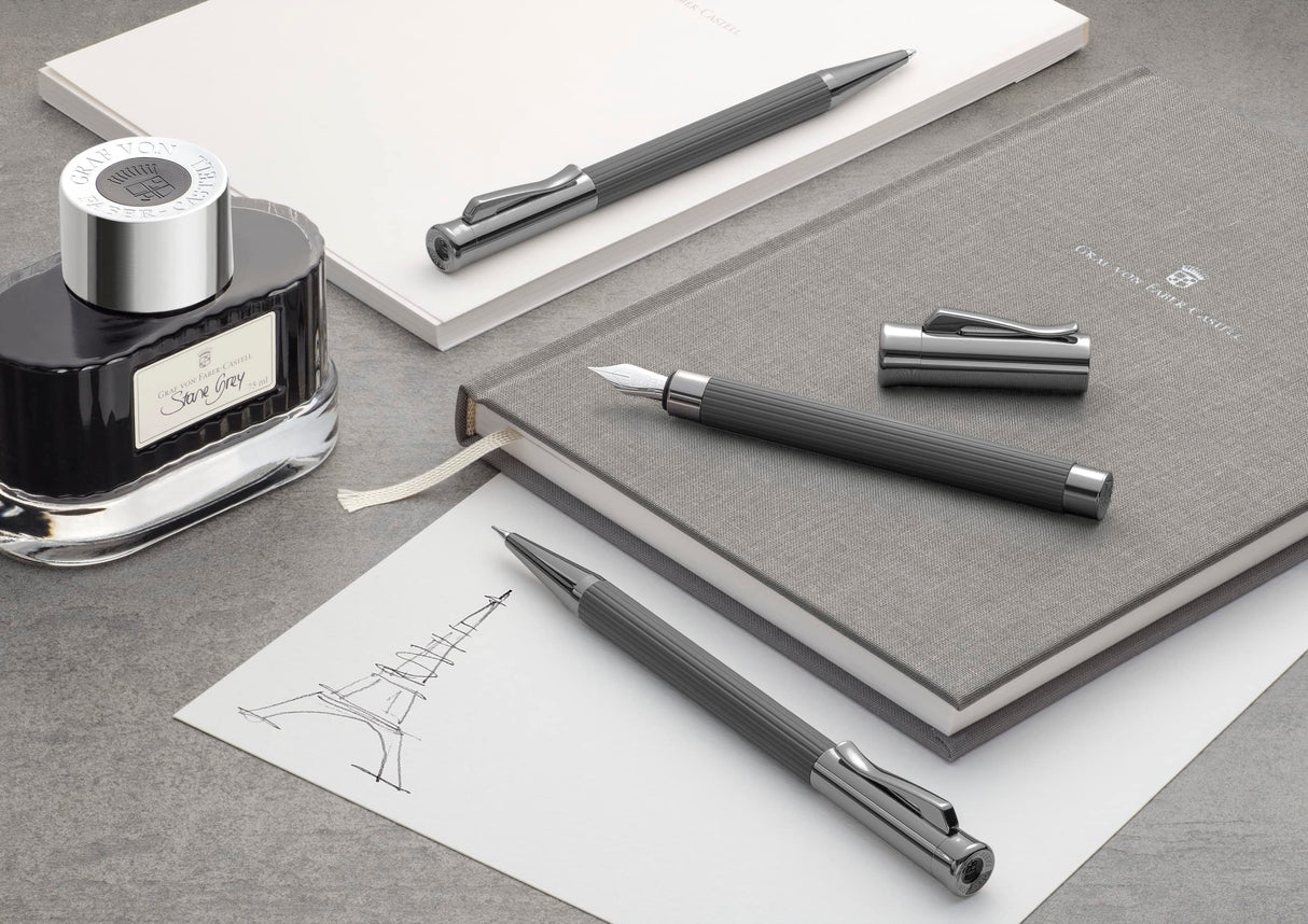 Graf von Faber-Castell 141587 Bolígrafo Tamitio, Gris Piedra